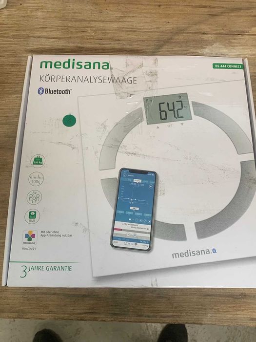 Кантар - анализатор Medisana BS 444 connect, Bluetooth, Електронен