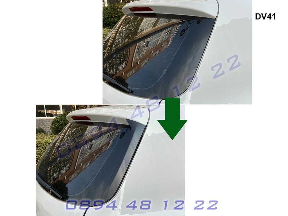 Страничен Лип Спойлер Багажник Капак VW Tiguan Тигуан 2007-2020