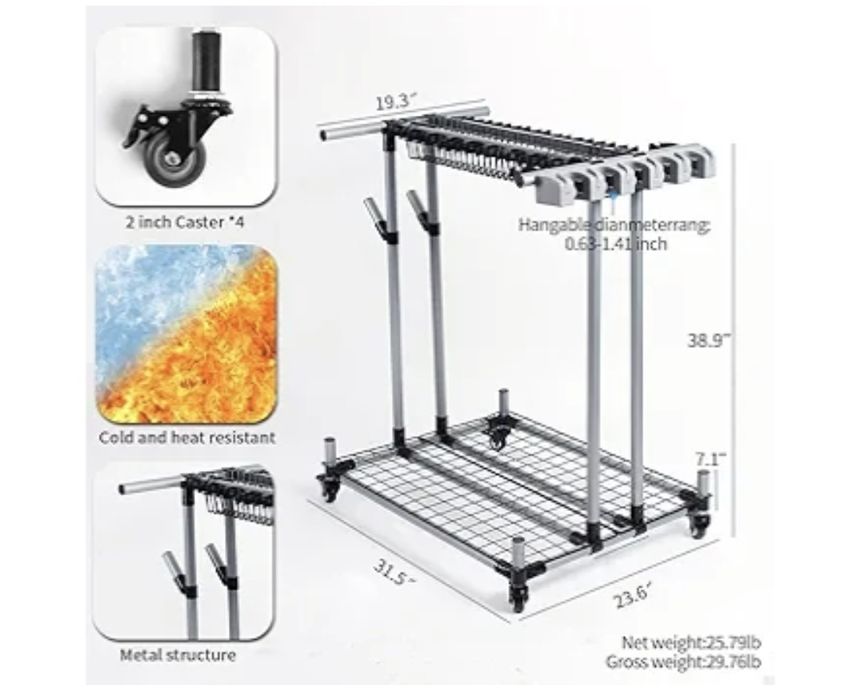 Vând suport pentru sculele de gradina