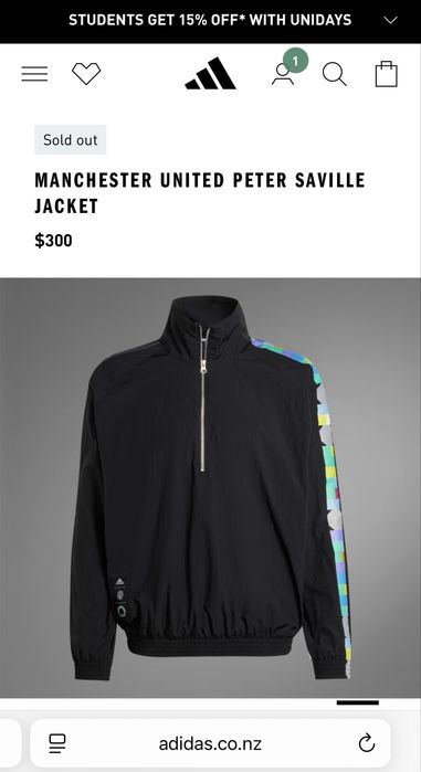 Мъжко горнище Manchester United adidas x Peter Saville