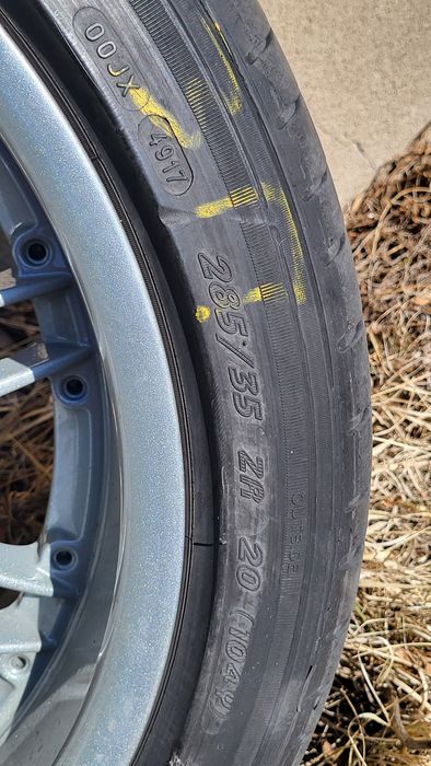 Диски R20 на бмв с резиной