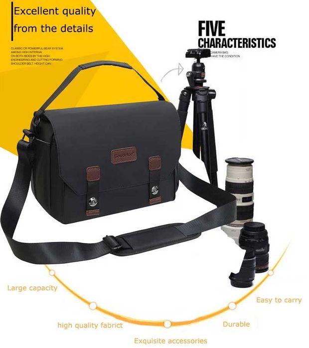 Чанта за фотоапарат , обективи / Два размера S , L / Canon , Sony и др