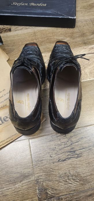 Pantofi de lux Stefan Burdea realizați pe comandă, mărimea 41