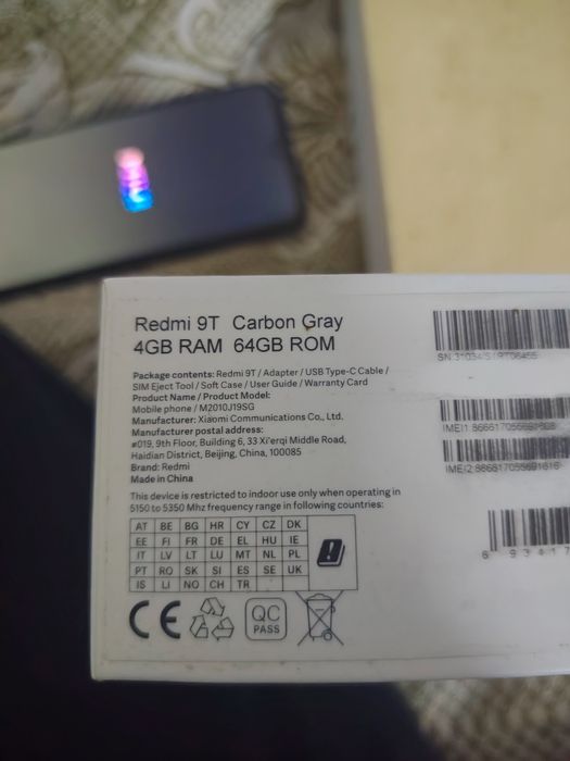 Телефон Redmi 9t