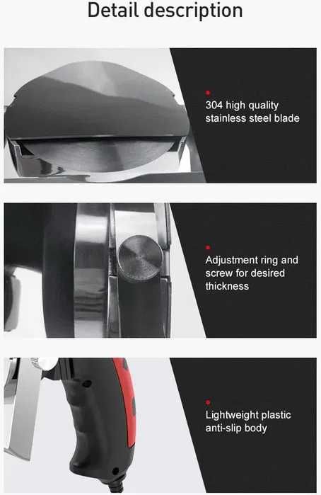 Cutit electric Kebab/ Saorma  - Nou