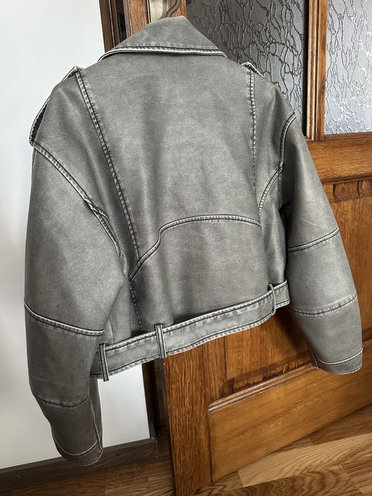 Jacheta oversize din piele