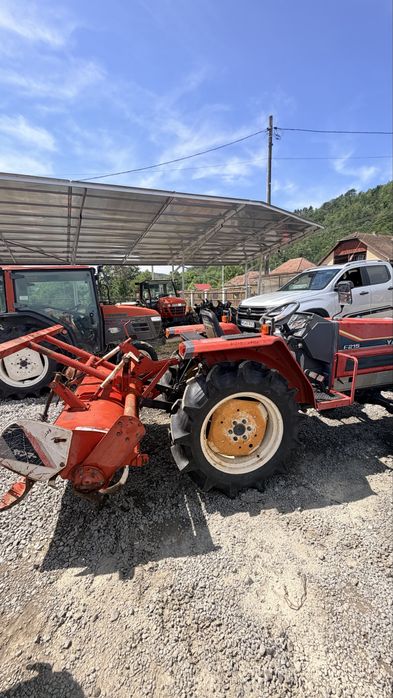Yanmar F215 – Tractor japonez 4x4 cu freză – Import Japonia