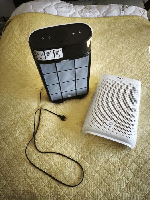 Purificator aer PHILIPS AC1214/10, 4 trepte viteza, Hepa, Wi-Fi, alb-n