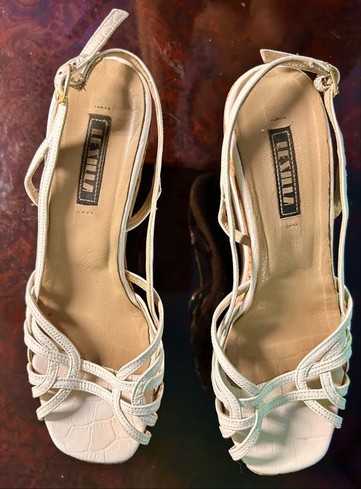 Босоножки из натуральной кожи и натуральной пробки