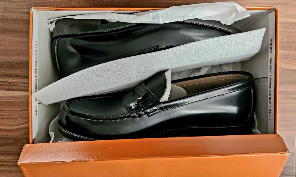 Лоферы/чёрные/Haruta /42;42,5 размер