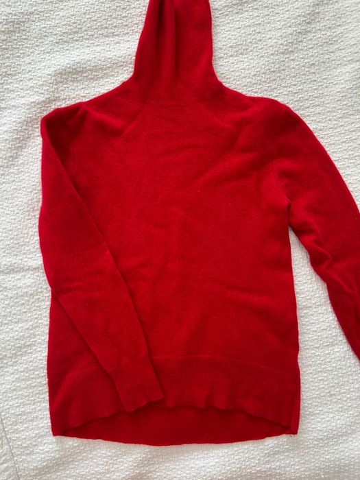 Pulover roșu de cașmir massimo dutti