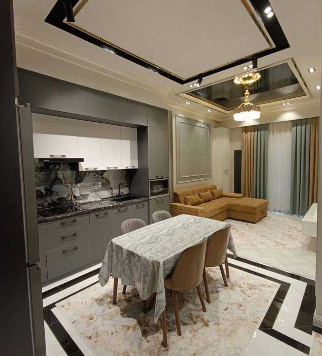 Gardens Tashkent City двушка ЕВРО ремонт, вид во двор