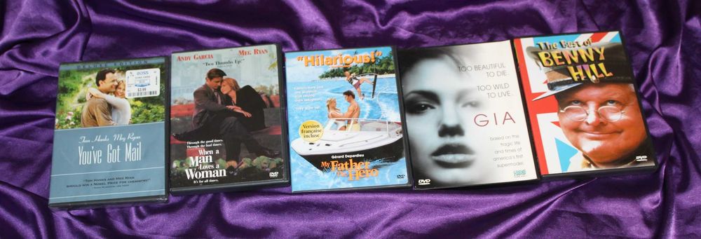 lot 22 dvd USA filme Altered States Speed  Benny Hill When Harry Met Sally The Thomas Crown Affair You-ve Got Mail