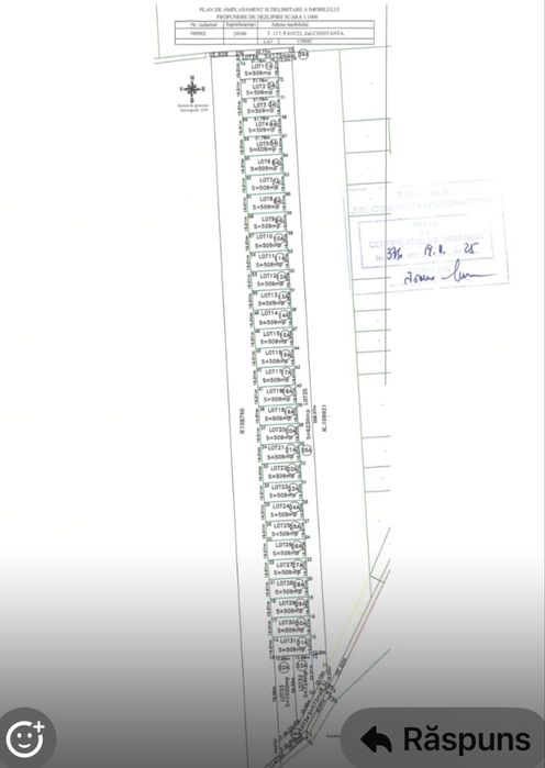 Teren intravilan 508mp situat pe Malul Marii Corbu Constanta