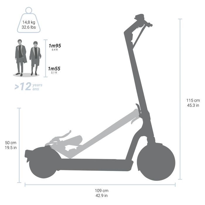 Trotinetă electrică Decathlon R920e - No - produs resigilat Decathlon