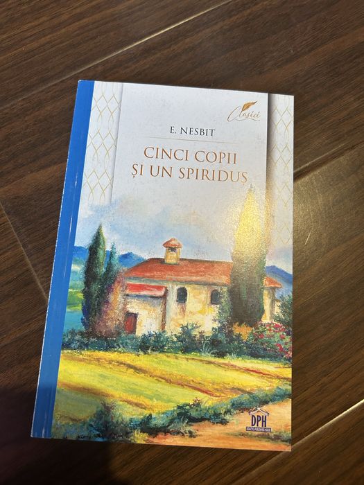 carte "cinci copii si un spiridus"