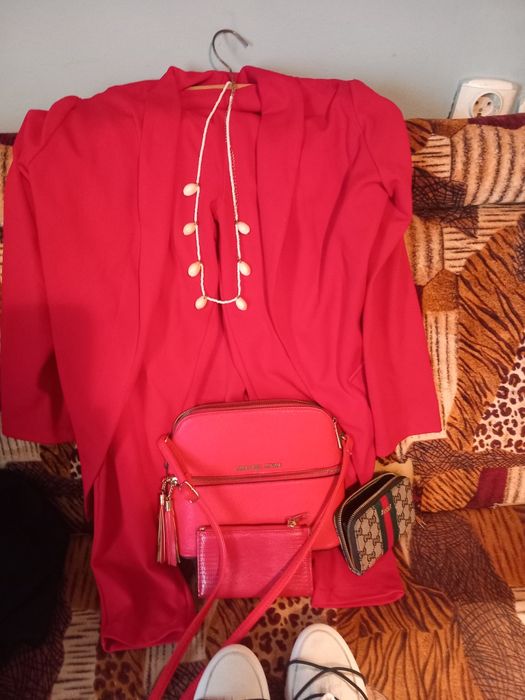 Haine elegante compleu