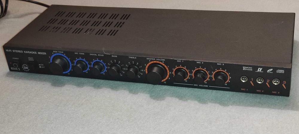 MIXER de karaoke stereo hi-fi model ksm 5