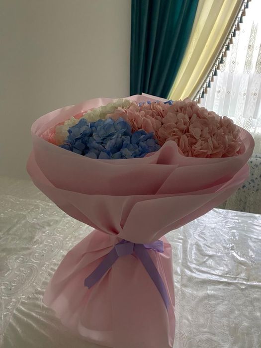 Цветы гортензия 5 шт