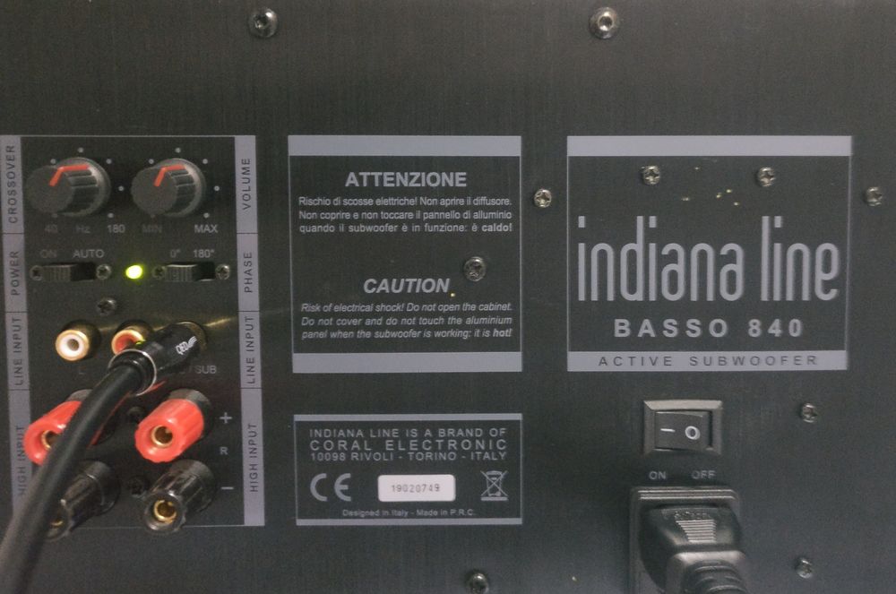 Subwoofer Activ Indiana Line Basso 840
