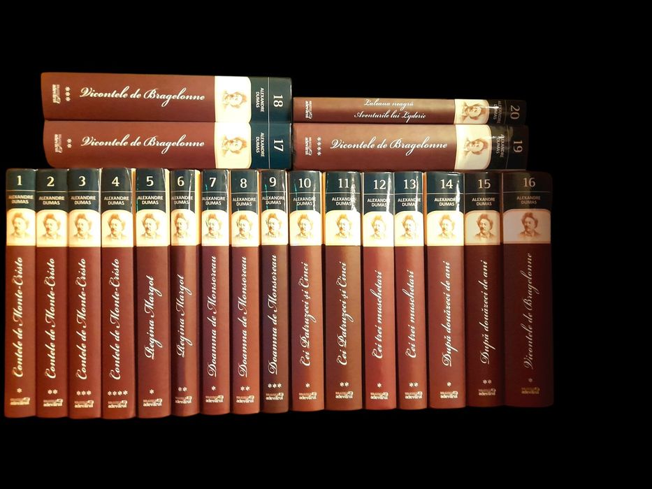 20 vol. Colectia completa Alexandre Dumas  - Colectia Adevarul