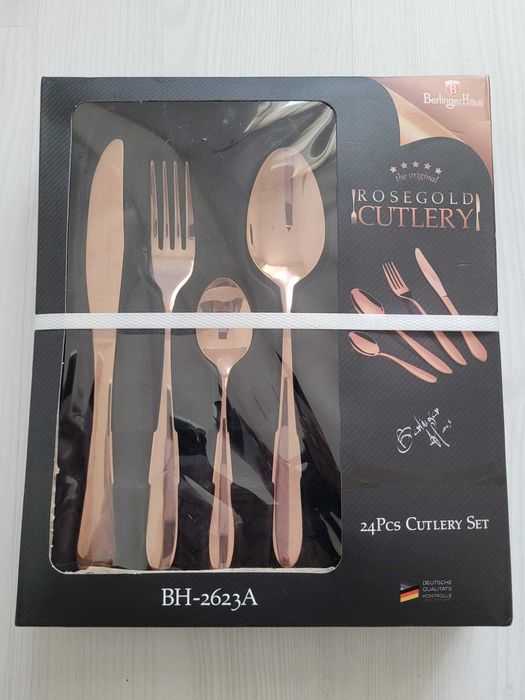 Set tacamuri 24 piese BERLINGER HAUS BH 2623, Rose Gold, NOU 199 Lei