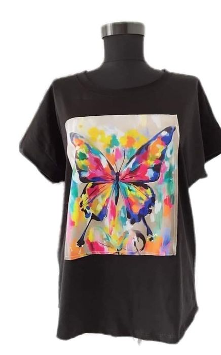 Tricou imprimeu cusut