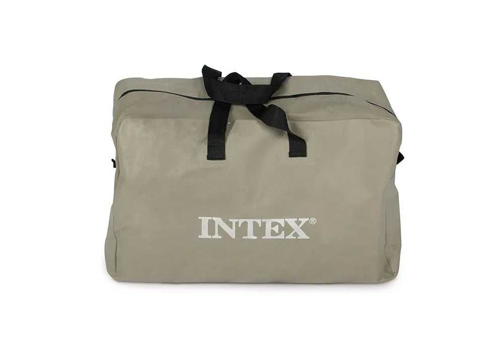 Нов двуместен каяк Intex Explorer K2 с помпа 2 ауминиеви гребла и сак надуваема лодка