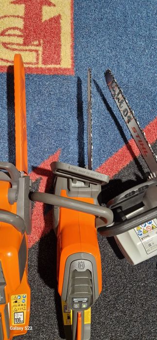 Stihl ,Husqvarna drujba pe curent ,acumulator