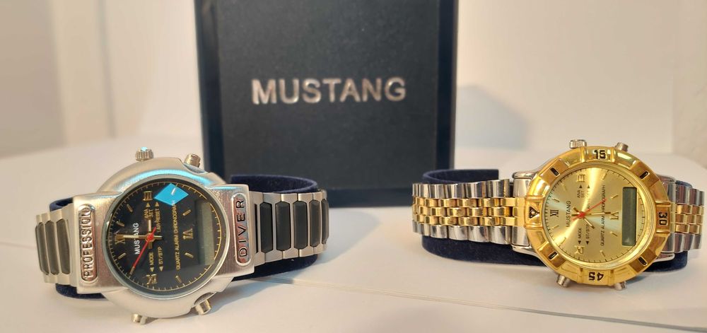 Set de 2 ceasuri MUSTANG - in cutia origilala, absolut noi, nefolosite