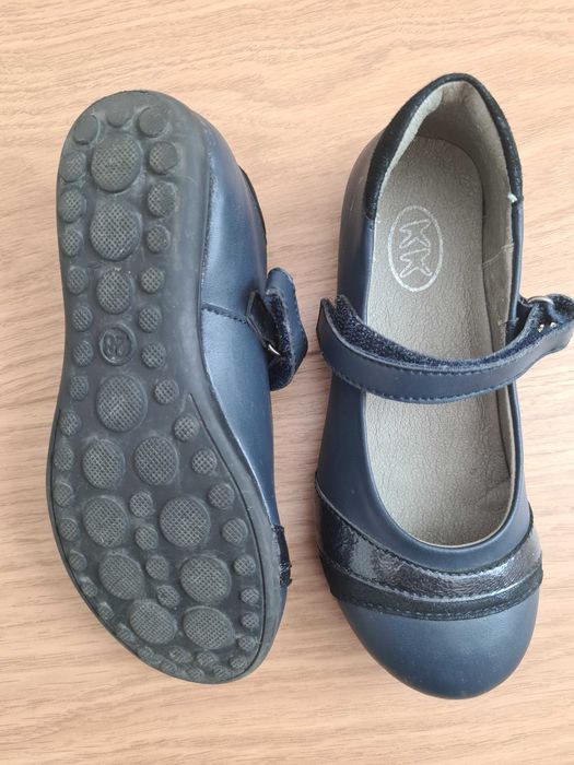 Детски кожени официални обувки за момиче КК, номер 28