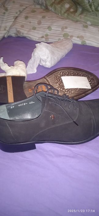Мужская обувь,замша,