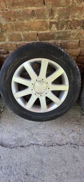 AUDI A6 магнезееви джанти със зимни гуми 225/55/16 7J×16 ET45 5×112 ЦО