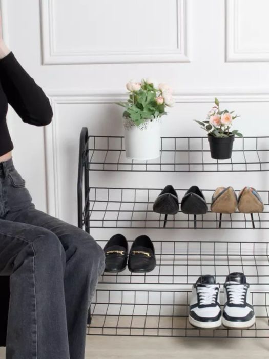 Этажерка полка для обуви разборная  Nika