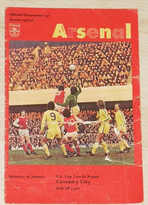 Арсенал Лондон оригинални футболни програми сезони 1971/72 до 1979/80