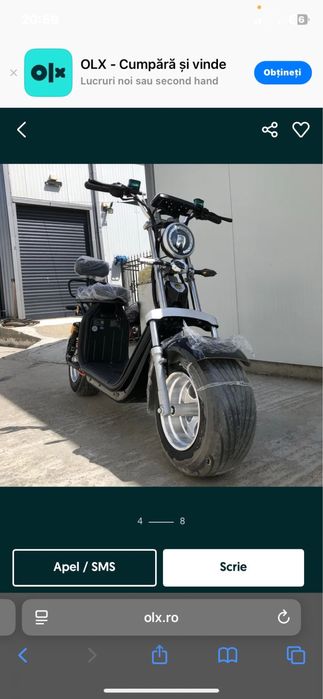 scuter electric model cu cartelă 2026