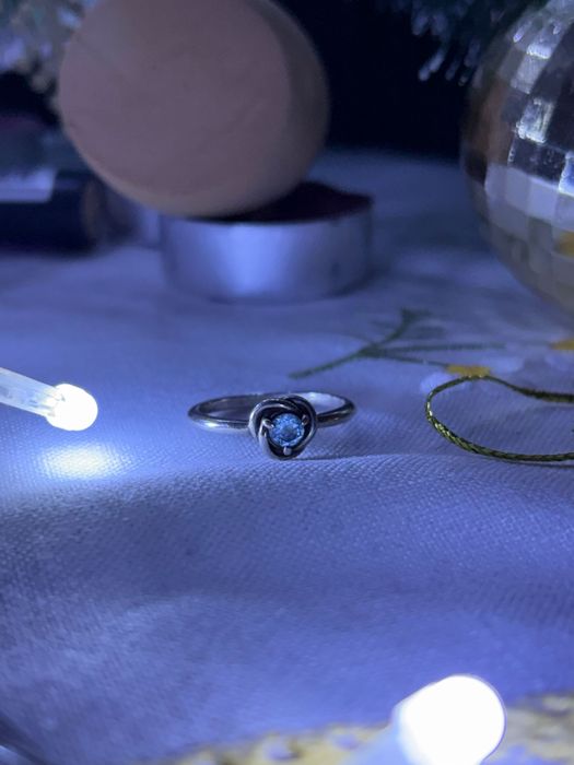 Inel Pandora Sea Aqua blue eternity