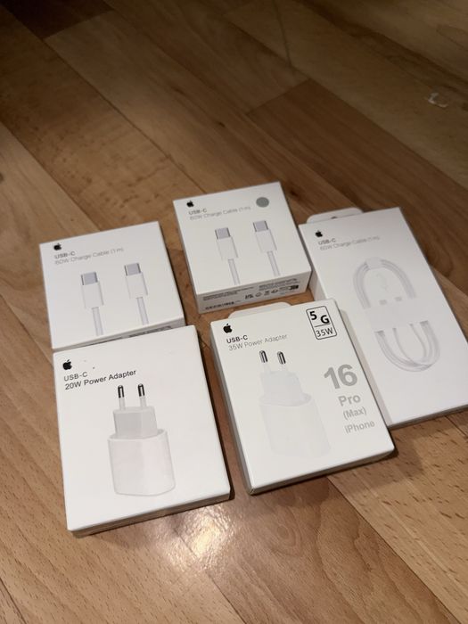 Зарядки iPhone Type-C (кабель + адаптер)