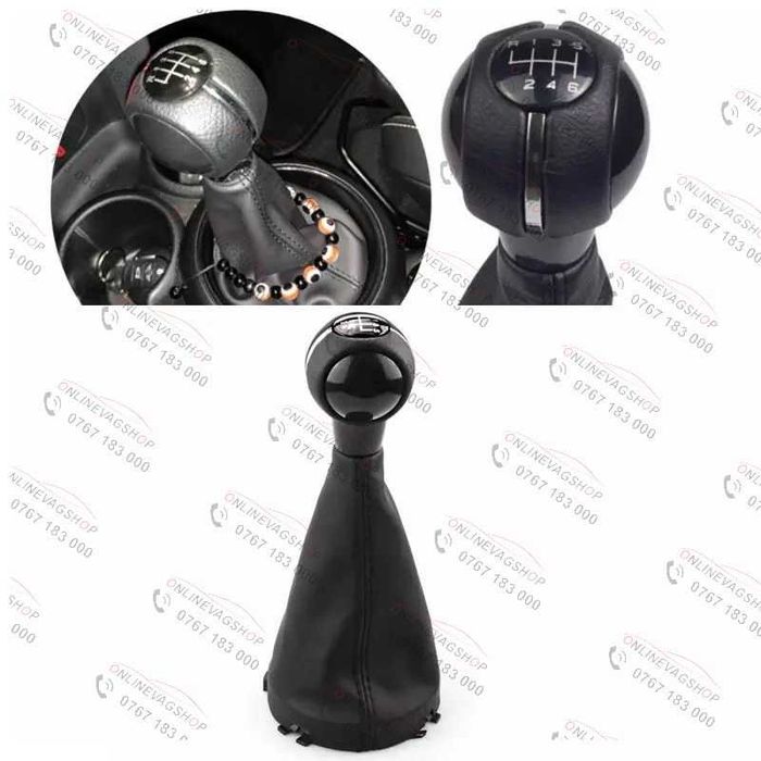 Nuca piele Mini Cooper R55 R56 R57 R58 R59 R60 R61 + manson schimbator