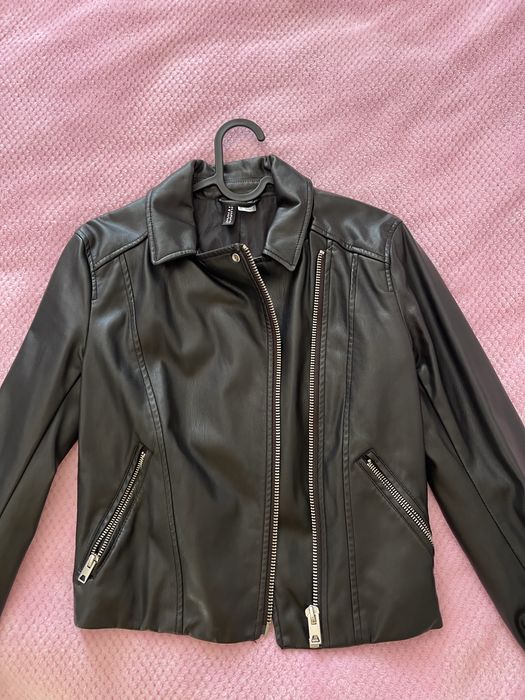 Кожено яке от HM размер S