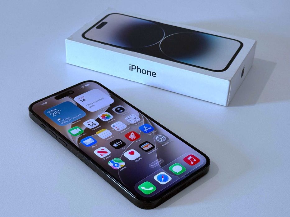 Бартер! iPhone 14 Pro Max Space Black (Черен) 85% Батерия.