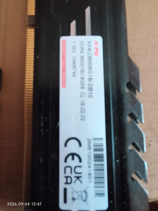Продавам кит XPG ADATA Gammix D10 16GB 2x8GB 3600MHz DDR4