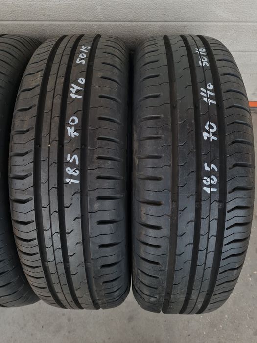 Нови летни гуми 4 броя CONTINENTAL ContiEcoContact5 185 70 R14