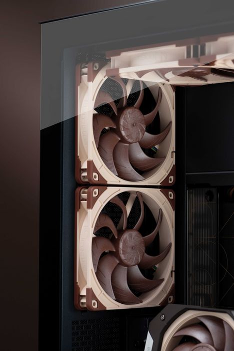 Vand patru ventilatoare de carcasa PC, Noctua de 140mm, #1 mondial la performanta si silentiozitate! Noi. NF-A14x25 G2 PWM Sx2-PP