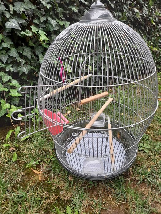 Colivie pentru pasari, Rotunda, Gri 47 x 70 cm