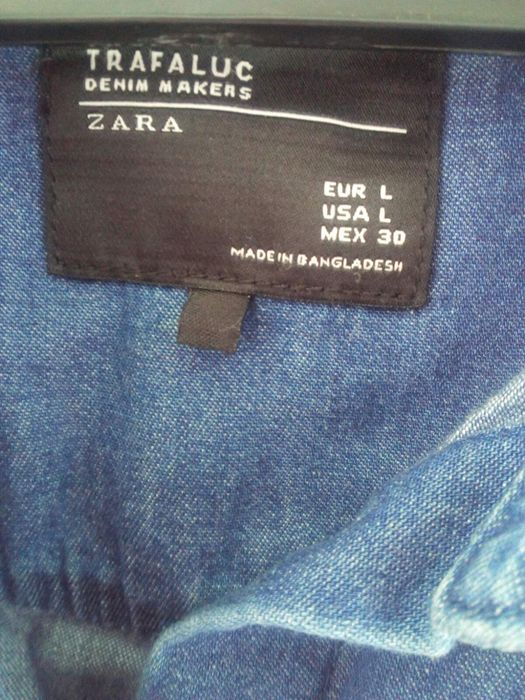 ZARA-Нова Деним риза