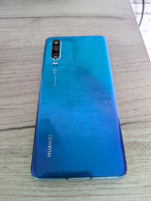 Huawei P30, 6GB RAM, 128GB, dual sim, Google play, син цвят