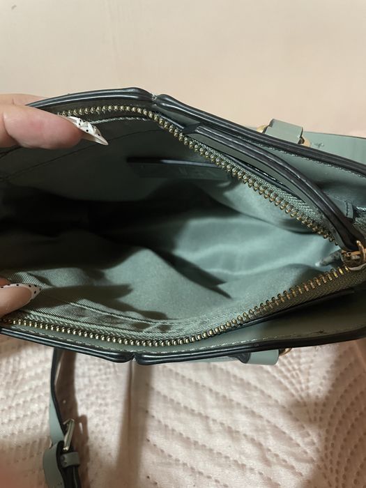 Зелена чанта ZARA