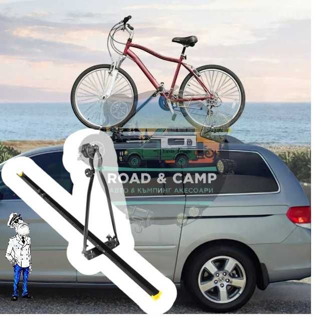 Багажник за велосипед, Стойка за велосипед за таван на кола с ключ
