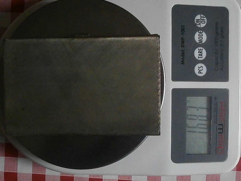 Масивна сребърна табакера 168.3 г